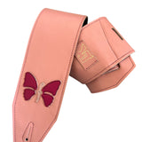 PinkAid Strap - Pink w/ Dark Pink Butterfly