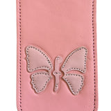 PinkAid Strap - Pink w/ Light Pink Butterfly