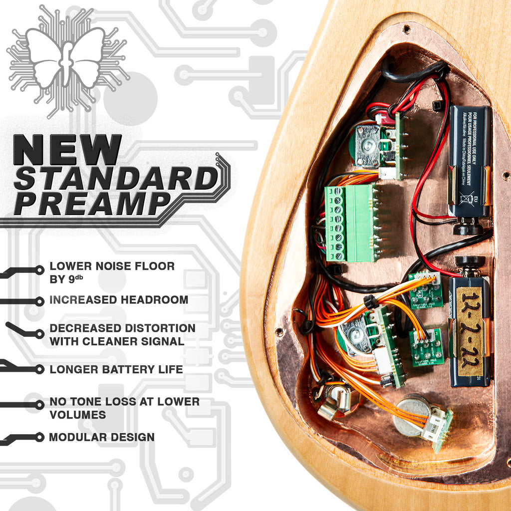 Fodera/Pope Standard Series Preamp v.3 – Fodera Guitars