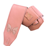 PinkAid Strap - Pink w/ Light Pink Butterfly